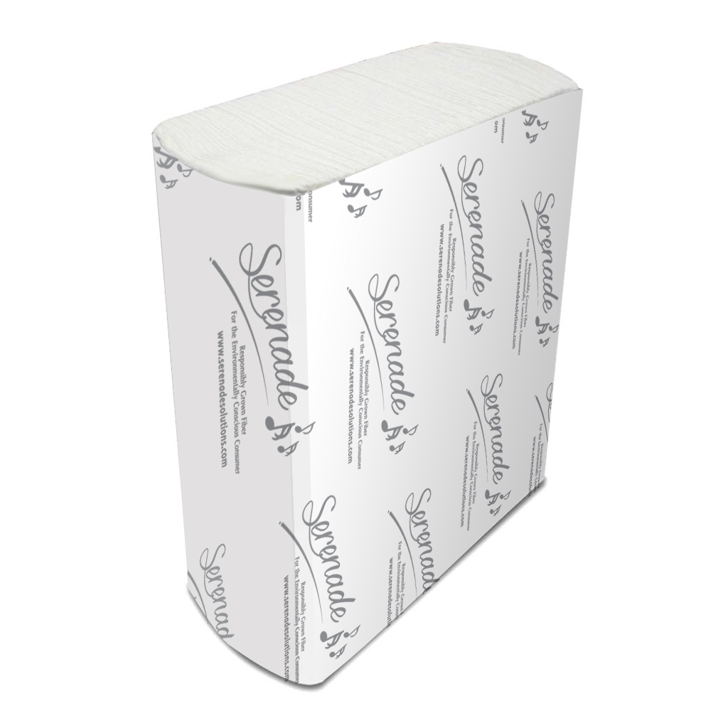 Serenade Multifold White Towels